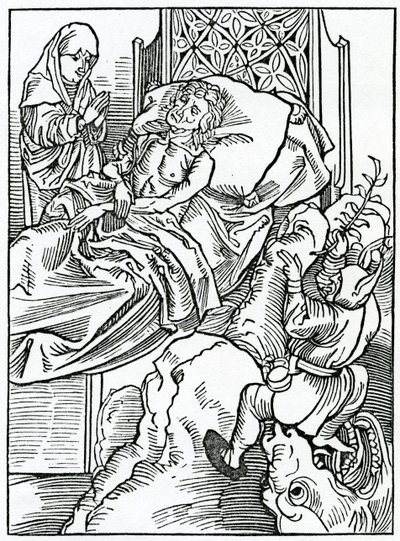 Von denen, die über andere urteilen, Illustration aus Alexander Barclays englischer Übersetzung von 